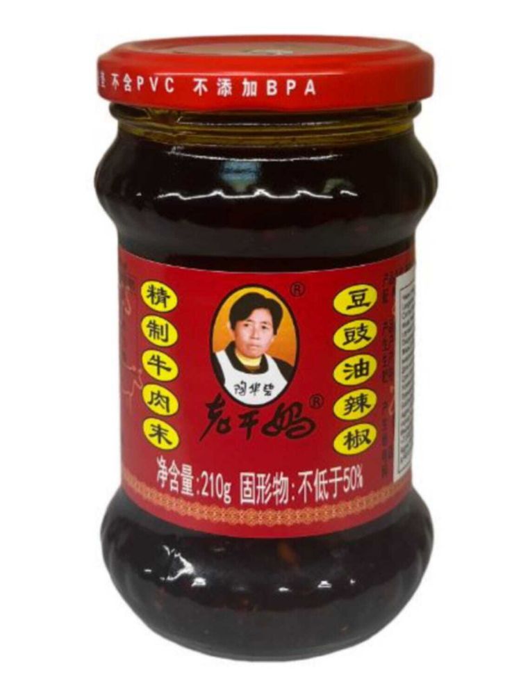 Соус Lao Gan Ma чили темпе с говядиной, 210 г