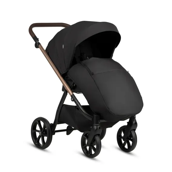 Коляска 3 в 1 Tutis Leo 3+ Black