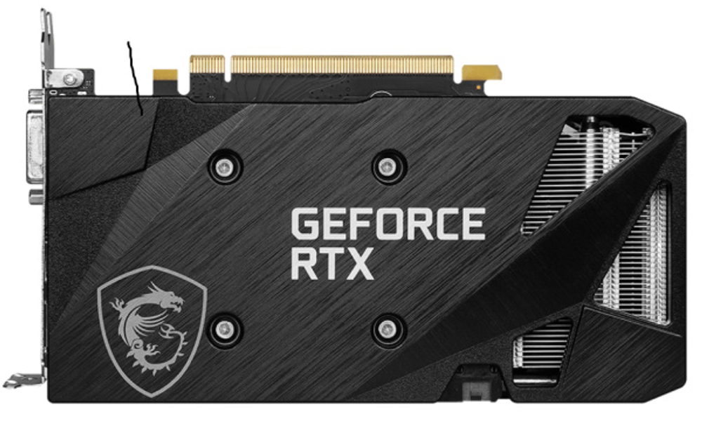 Видеокарта MSI GeForce RTX 3050 VENTUS 2X XS (RTX 3050 VENTUS 2X XS 8G OC)