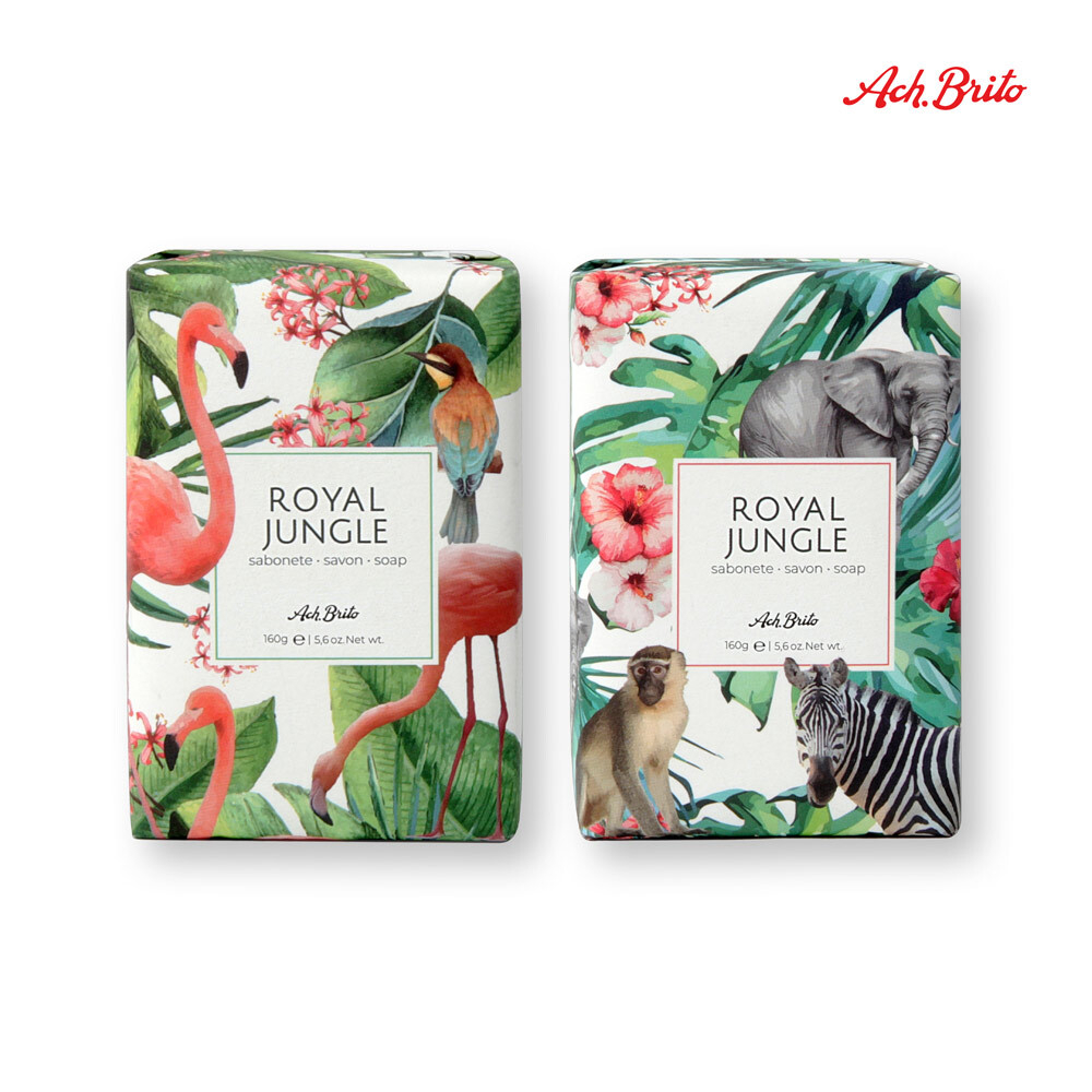 ROYAL JUNGLE. Мыло, обогащенное зеленой глиной (160 г)