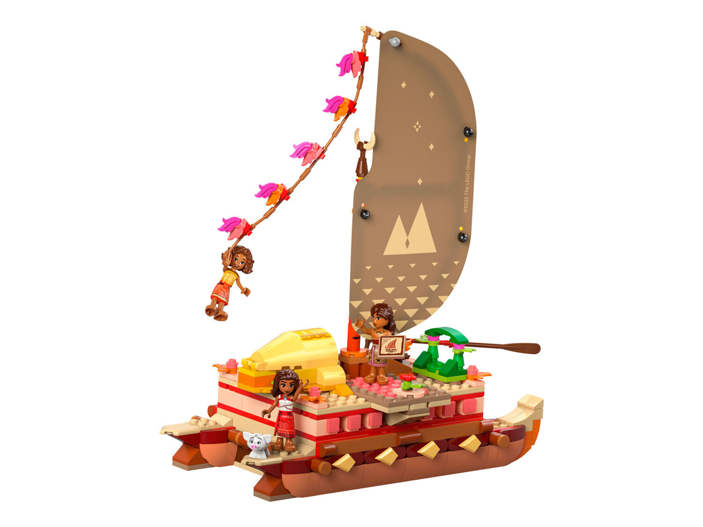 Конструктор Лего Дисней Принцесса Моана: приключение на каноэ | LEGO Disney Princess Moana 43270 157 деталей (4+)