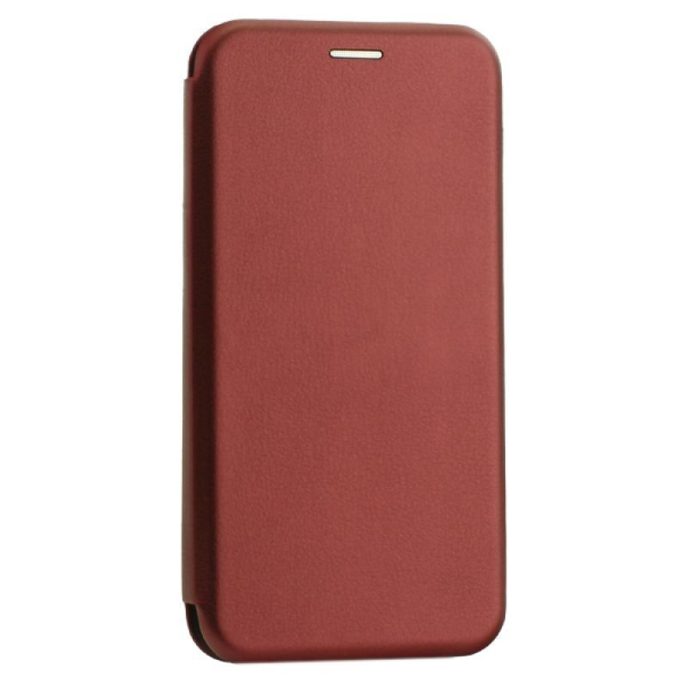 Чехол-книжка Samsung Galaxy A11/M11 Fashion Case кожаная боковая малиновая
