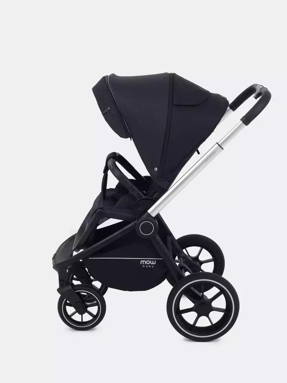 Коляска детская MOWBaby "ZOOM"PU (3в1) RA087 Silver Beige