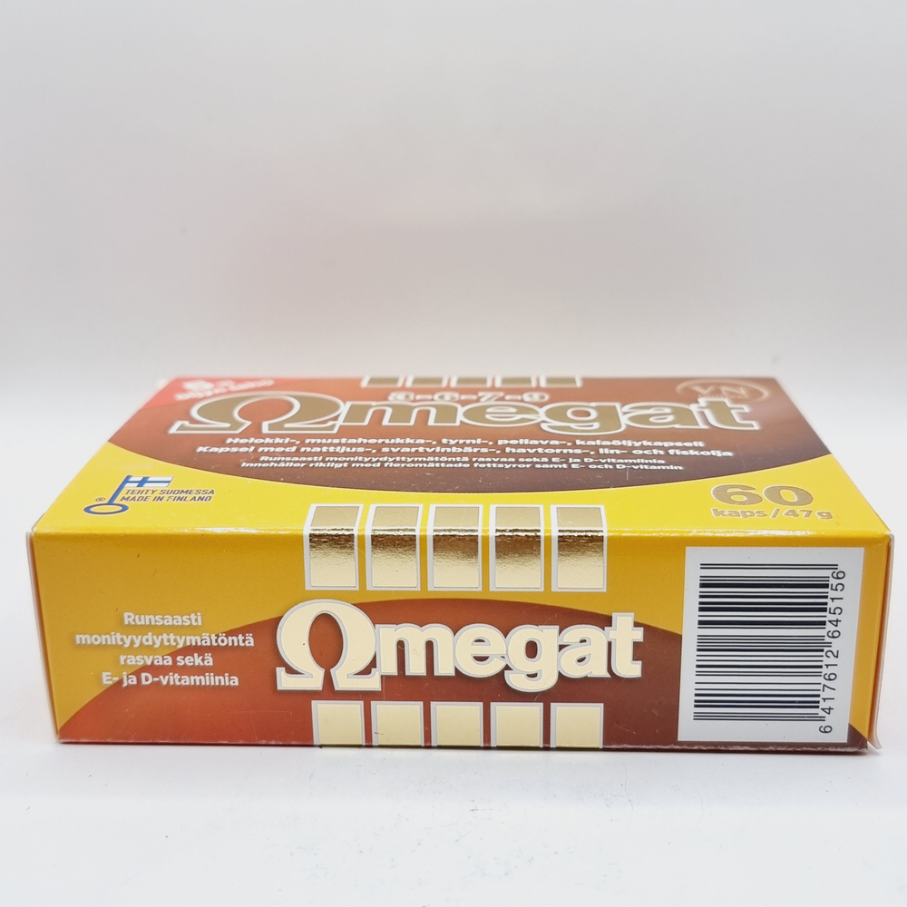 Омега 3-6-7-9 жирные кислоты Via Naturale Omegat 3-6-7-9, 60 Капсул (из Финляндии)