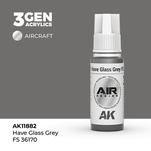 Акриловая краска AK Interactive Have Glass Grey FS 36170 3GEN AIR, 18мл