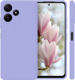 Мягкий Soft Touch чехол из силикона для POCO M6 PRO 5G / REDMI NOTE 12R с бархатной подкладкой