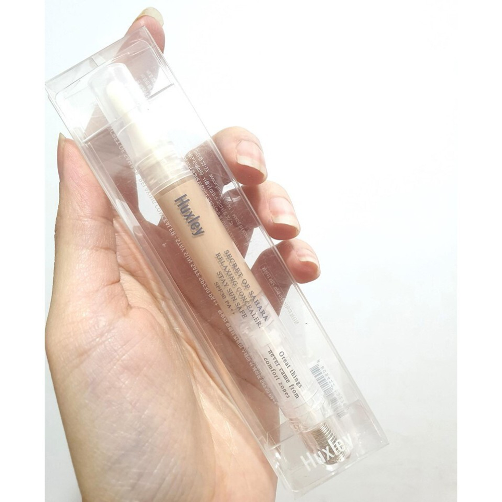Увлажняющий консилер Huxley Relaxing Concealer Stay Sun Safe SPF30PA++ 01 Burning Sand