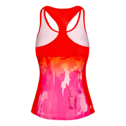 Женская теннисная майка BIDI BADU Yaka Tech Tank Top Women - Red, Pink