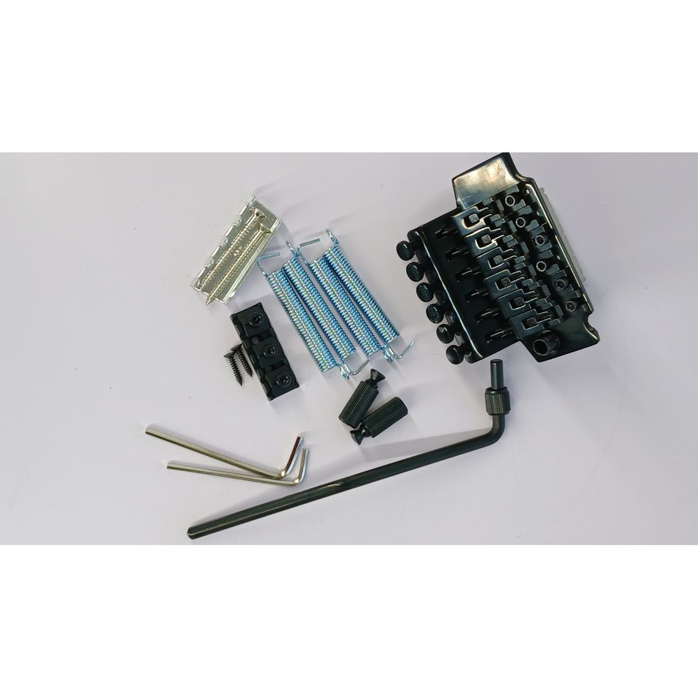 Samwoo FRT30C-40-43-BK Тремоло для гитары, double-locking, блок 40мм, топлок 43мм, черный