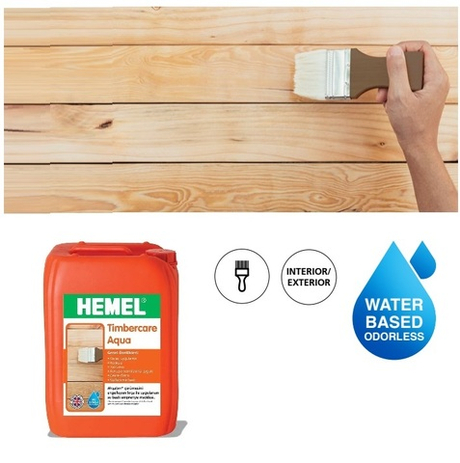 АКЦИЯ ВРЕМЯ ПОКУПАТЬ! Антисептик Timbercare Aqua Бесцветный 20 л защитная пропитка для внутреннего и наружного применения для хвойных, мягких пород древесины 7001H HEMEL 10745