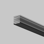 Рассеиватель для профиля Maytoni 50×50 (Чёрный, 3 м), ALM-5050T-B-DF-3M 642049