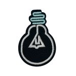 Аппликация термоклеевая "Лампочка" 6.1х4 см, №05, 1 шт, 02-516, Gamma ETF