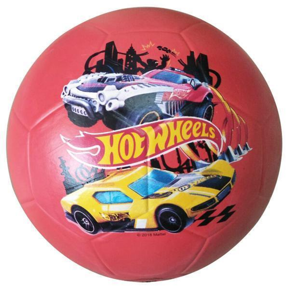 Мяч футбольный, Hot wheels, 22 см резина, безкамерн. SC-R-HWS