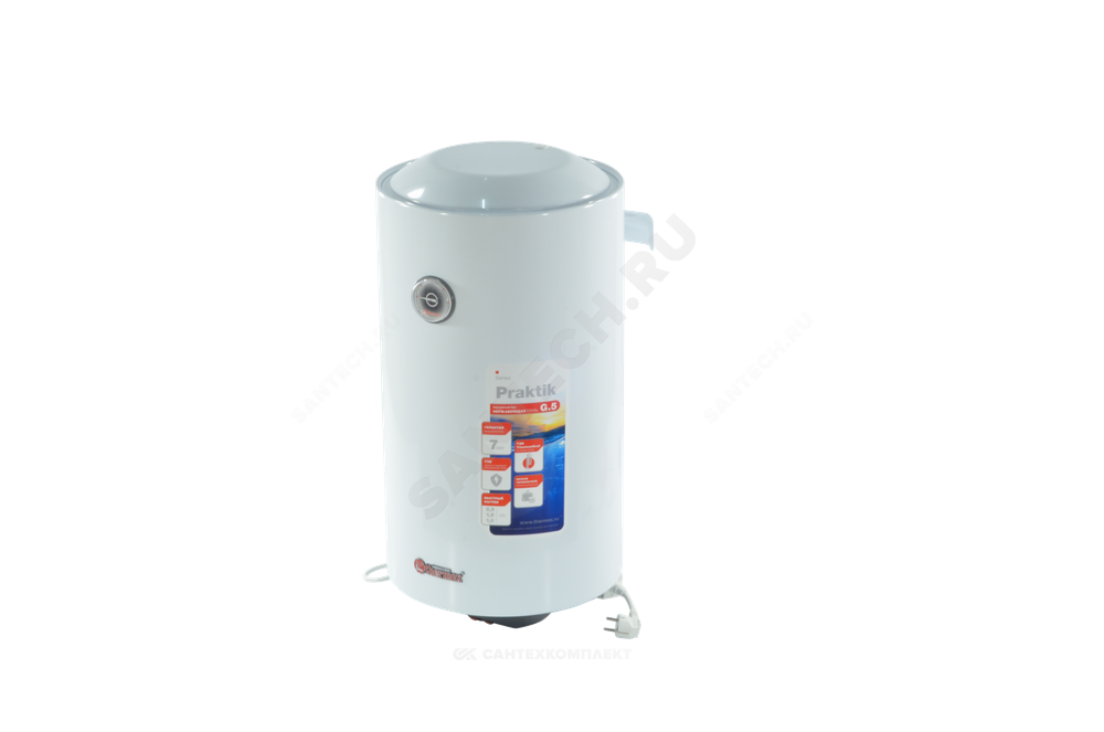 Водонагреватель электрический накопительный 30 л 2,5 кВт Praktik 30 V Slim THERMEX ЭдЭ001638