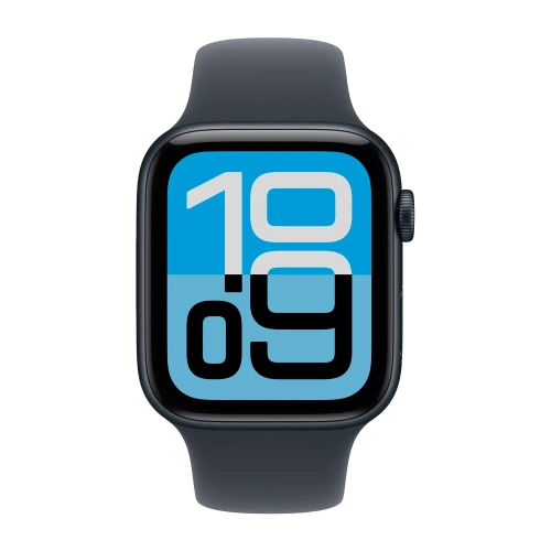 Умные часы Apple Watch SE 3 (2025) GPS, 44mm, Midnight Aluminium Case with Midnight Sport Band, S/M