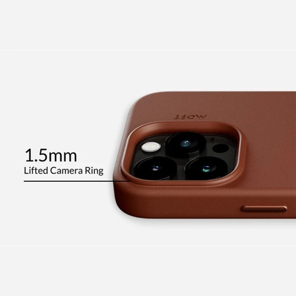 Чехол Moft Vegan Leather Snap Case для iPhone 14 Pro