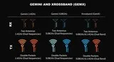 Приёмник Radiomaster DBR4 Dual Band Xross Gemini ELRS 2.4 ГГц и 900 МГц