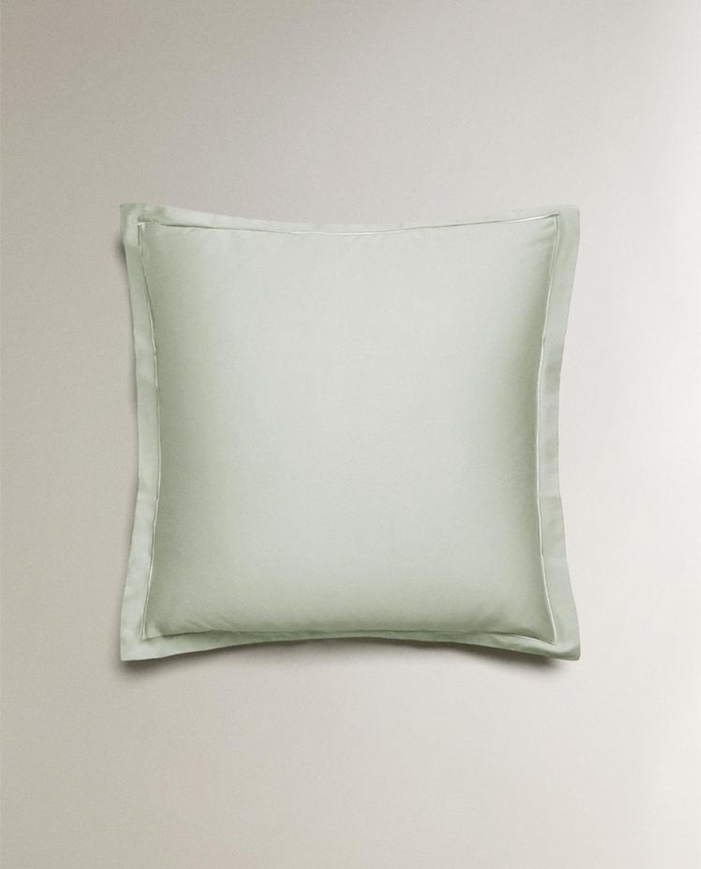 ZARA HOME САТИНОВАЯ НАВОЛОЧКА, МЯТНЫЙ