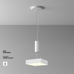 Потолочный светодиодный светильник Maytoni Zon C032CL-36W3K-SQ-W