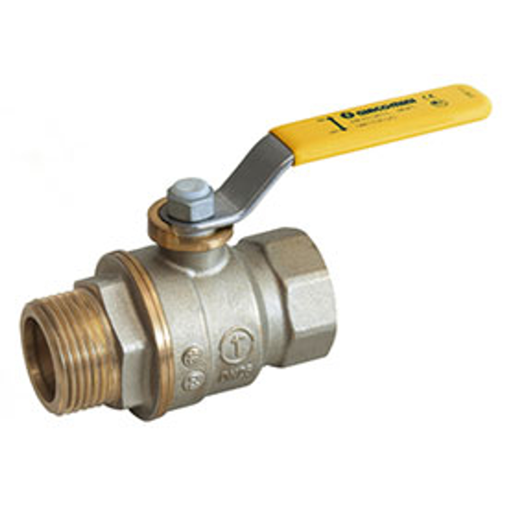 Кран шар. 5/4"ВН р. GIACOMINI R734LG (желт.)