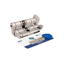 Цилиндровый механизм с вертушкой MOTTURA CP4F363601R (72 мм/31+10+31) никель /39455/