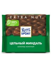 Шоколад молочный Ritter Sport Цельный миндаль 100 г x 2 шт