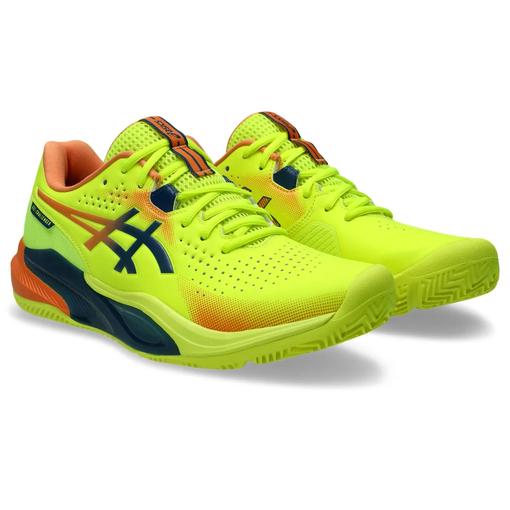 Мужские кросовки для Padel Asics Gel-Challenger 15 Padel L.E. - safety yellow/twilight blue