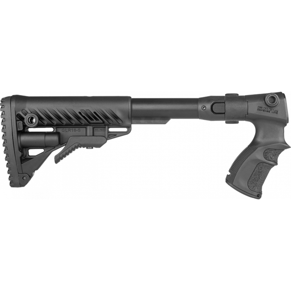 Телескопический складной приклад AGRF 870 FK на Remington 870, зеленый, FAB Defense