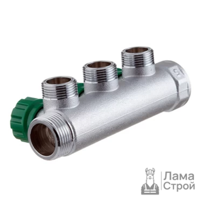 Коллектор плоский FAR на 3/4″ × 1/2″ с 3 вых