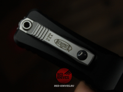 Нож Microtech Troodon 3 Н/E - рукоять темный алюминий МТ15