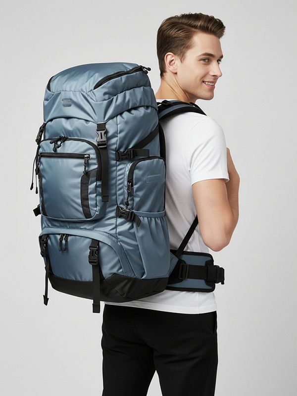 Оксфорд 200D PU1000 78 г/м², 150 см / 1 метр, ОКС.TBY200D.S330.1, S316 св.серый