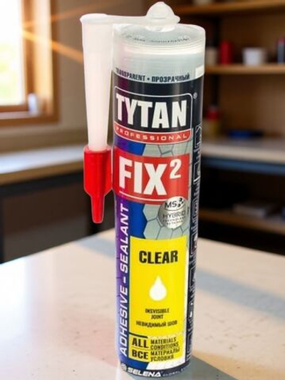 Клей-Герметик Fix Clear, 290 мл, TYTAN Professional