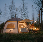 Палатка Naturehike Ango Air, 2-местная, быстросборная, надувной каркас, бежевая, артикул CNH23ZP12002-KH