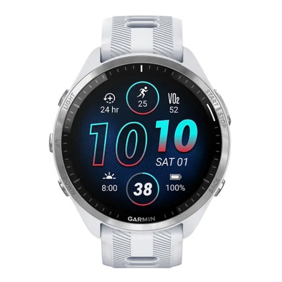 Умные часы Garmin Forerunner 965 светло-серые