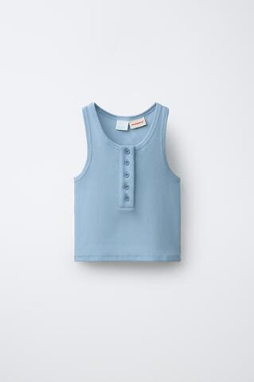ZARA X PUKAS МАЙКА PUKAS SURF, ГОЛУБОЙ