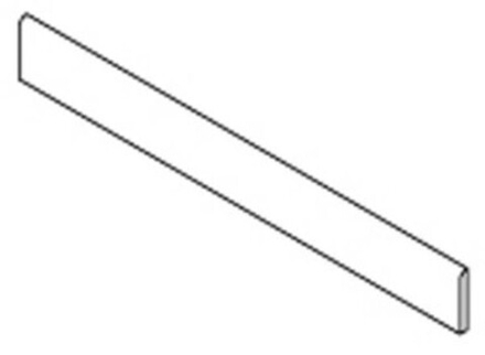 Плинтус Rinascente Resin White Battiscopa (610130007547)