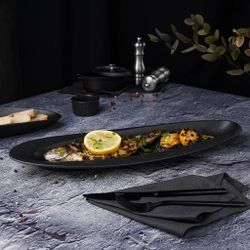 Блюдо овальное 46,3*17,4 см h4,2 см Black Raw Stellar P.L. Proff Cuisine [3]