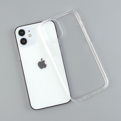 Силиконовый чехол для iPhone 12 Mini, 0.8 мм, 011808 Прозрачный