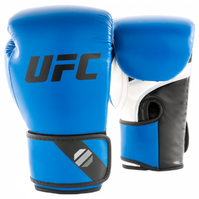 UFC Pro Fitness Перчатки тренировочные для спарринга голубые - 16 Oz