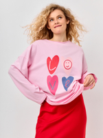 лонгслив в розовом цвете "LOVE"