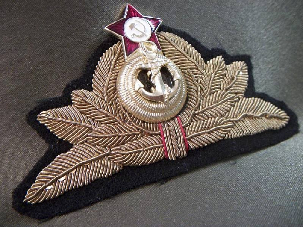 Кокарда ВМФ СССР адмиральская