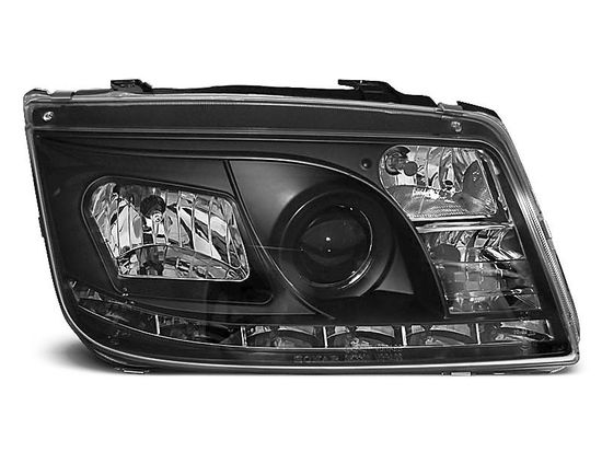 Передние фары BLACK DAYLIGHT для Volkswagen Bora