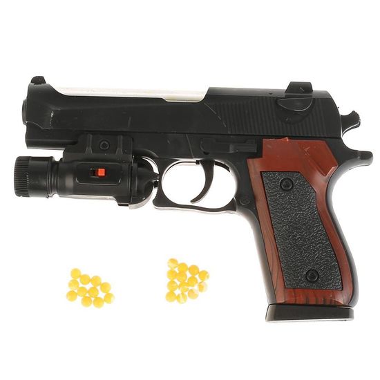 Пистолет с фонарем P2117-C в кор. 21*14,5*3,75см
