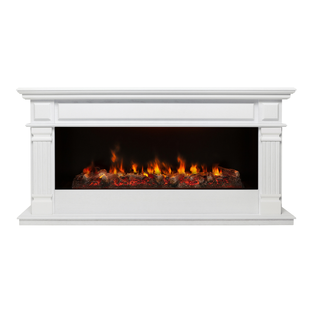 Каминокомплект Real Flame Islandia CST1000 WT с очагом 3D Cassette 1000