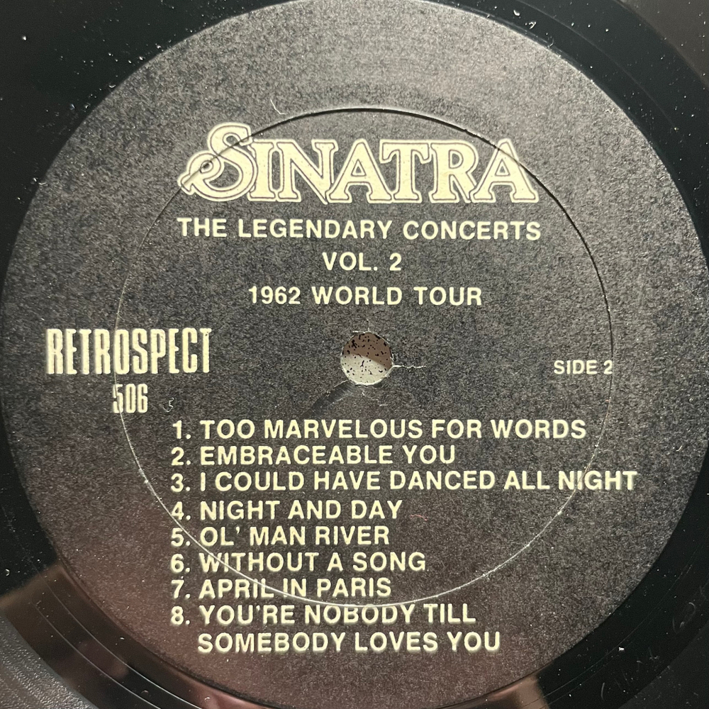 Frank Sinatra – The Legendary Concerts Vol. 2 (США)