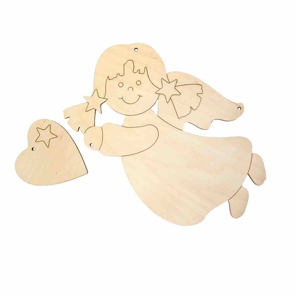 Заготовка из фанеры Подвеска Ангел, ВД-1075 Mr.Carving Заготовка из фанеры Подвеска Ангел, ВД-1075 Mr.Carving