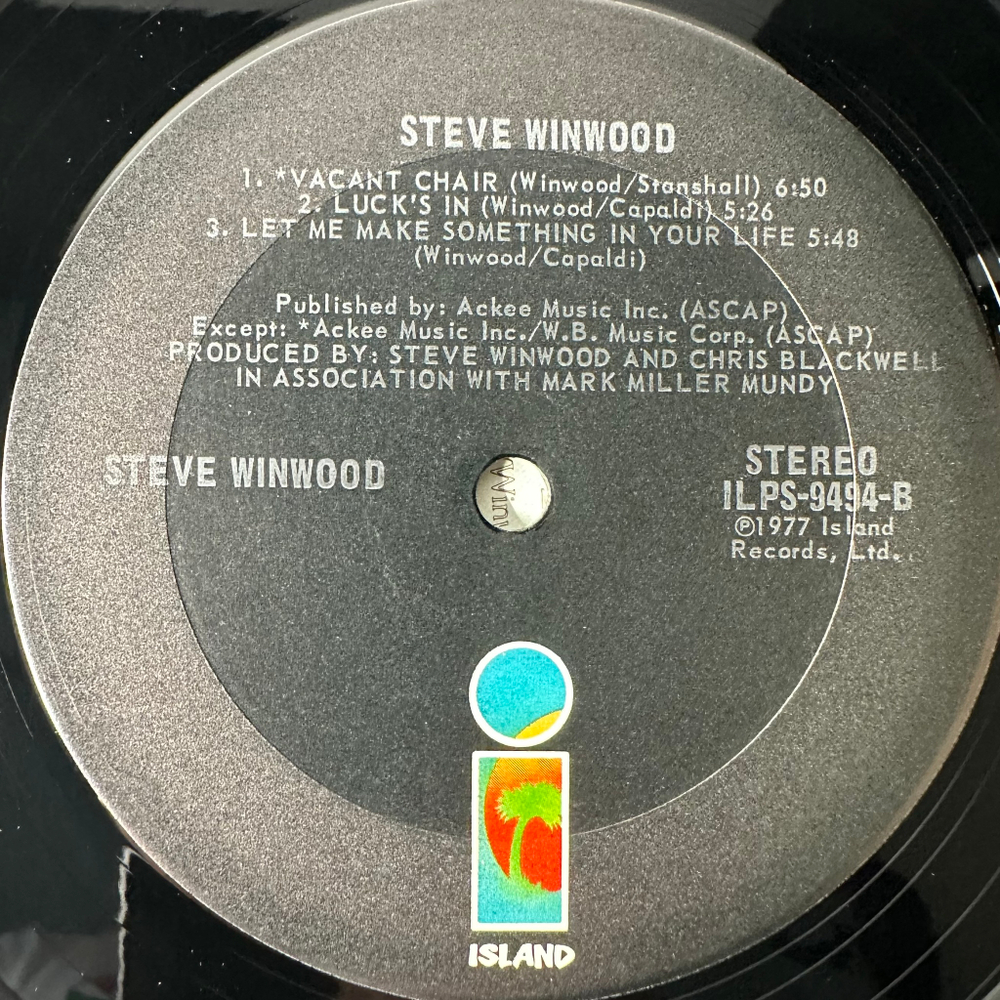 Steve Winwood ‎– Steve Winwood (США 1977г.)