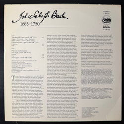 Виниловая пластинка Johann Sebastian Bach - Herbert Tachezi – Toccata Und Fuge LP
