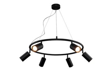 Подвесной светильник CLT 015C6 D600 BL чёрный Rivo Crystal Lux
