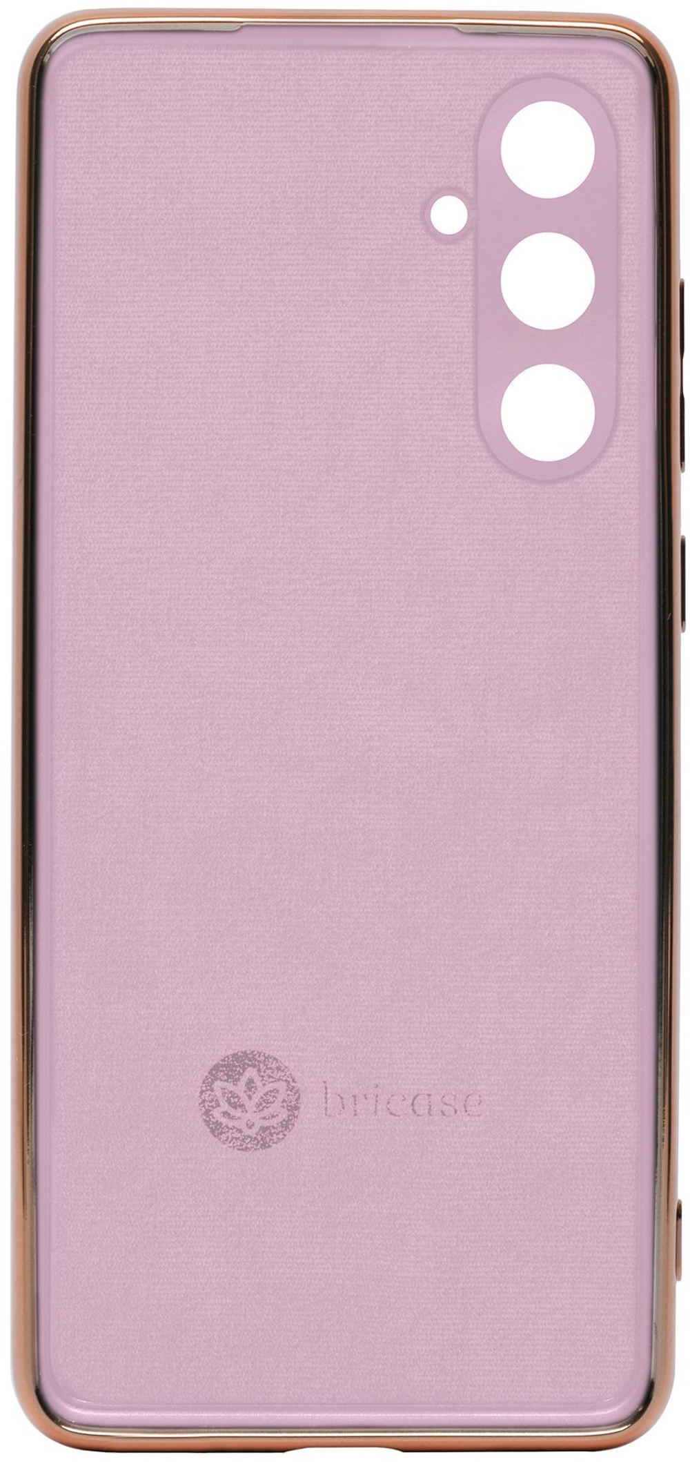 Стильный глянцевый чехол для SAMSUNG GALAXY A54 с кольцом-подставкой и бархатной подкладкой